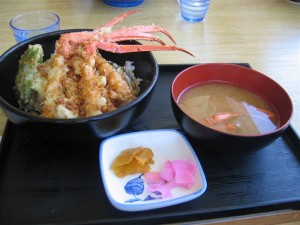 カニ天丼