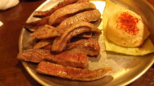 タン皮炙り焼き