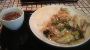 中華丼大盛＠銀座ホール